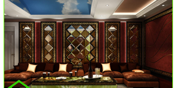 Thiết kế nội thất phòng Karaoke biệt thự tân cổ điển anh Đạt An Giang