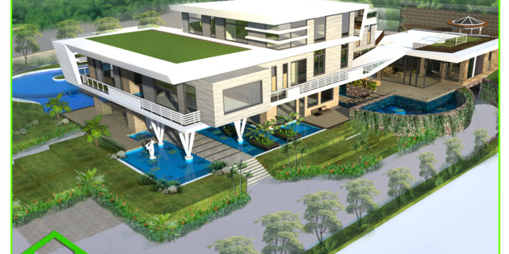 Thiết kế ngoại thất, sân vườn biệt thự anh Thuận ( Đà Lạt, Lâm Đồng)