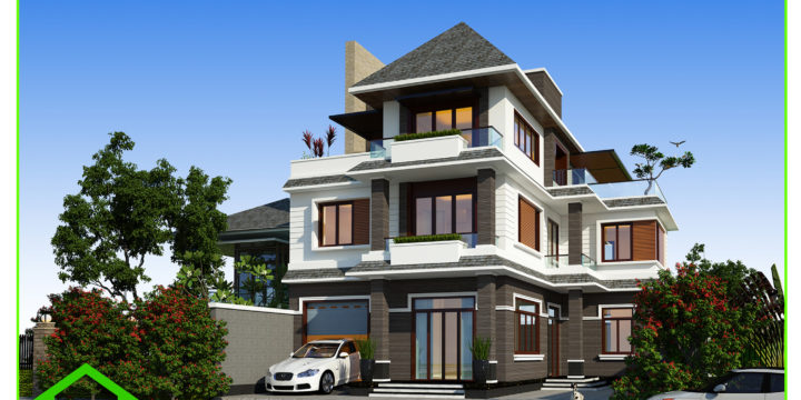 ẤN TƯỢNG VỚI MẪU THIẾT KẾ BIỆT THỰ MÃN NHÃN CỦA ANH QUỐC TẠI KIẾN TẠO MỚI BẢO LỘC ( MS: BTHD 1714)