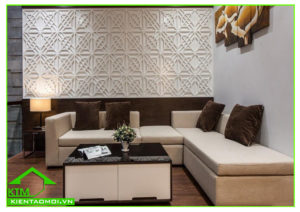 Nội thất phòng khách anh Thịnh ( Di Linh, Lâm Đồng)