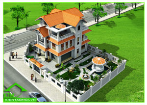 thiet-ke-biet-thu-san-vuon-dep-tai-ktm-bao-loc