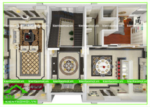 thiet-ke-tong-the-tang-tret-biet-thu-tan-co-dien-da-lat-lam-dong