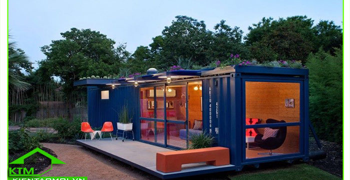 Ý tưởng mới cho mẫu nhà container