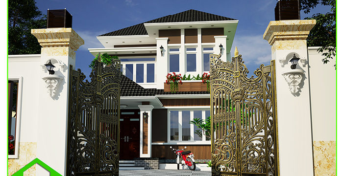 THIẾT KẾ NHÀ ĐẸP BẢO LỘC, LÂM ĐỒNG ( MS: BTHD 1721)