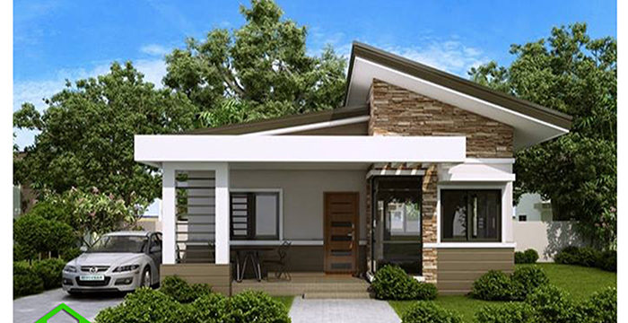 MẪU NHÀ CẤP 4 HIỆN ĐẠI KIẾN TẠO MỚI BẢO LỘC ( MS: KTM 06)