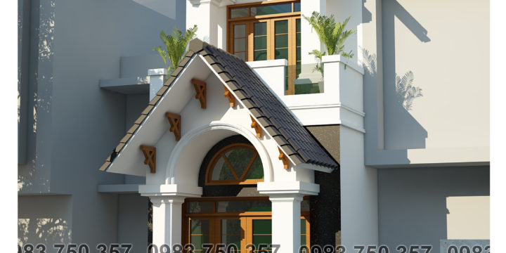 THIẾT KẾ NHÀ PHỐ TÂN CỔ ĐIỂN 4×20 TẠI KTM BẢO LỘC, LÂM ĐỒNG( MS: NP 1029)